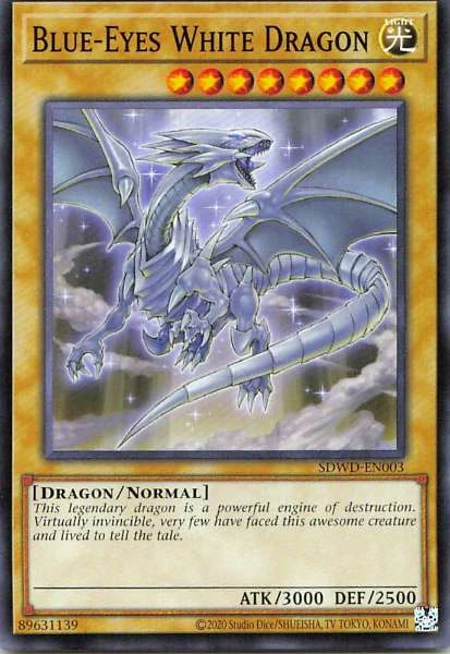 BLUE-EYES WHITE DRAGON #SDWD-EN003