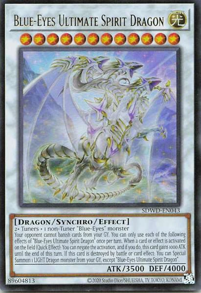 Blue-Eyes Ultimate Spirit Dragon - SDWD #SDWD-EN043