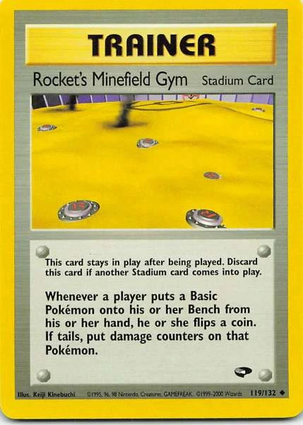 Rocket's Minefield Gym - Gym Challenge #119