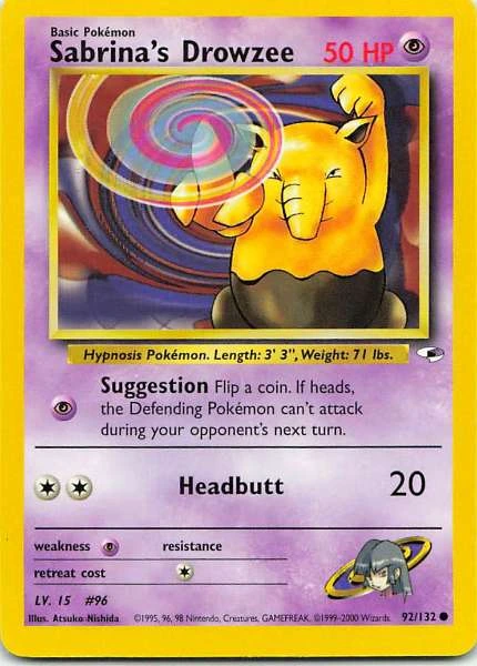 Sabrina's Drowzee - Gym Heroes #92