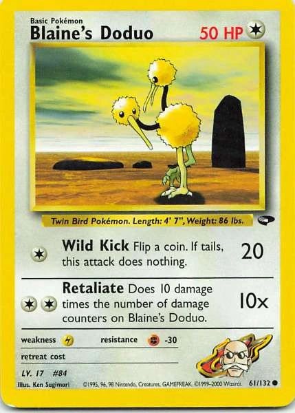 Blaine's Doduo - Gym Challenge #61