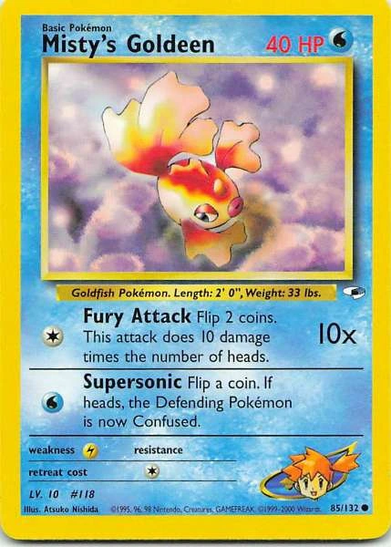 Misty's Goldeen - Gym Heroes #85
