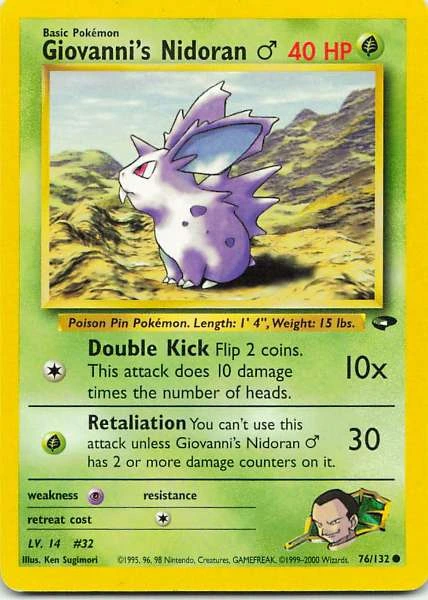 Giovanni's Nidoran♂ - Gym Challenge #76