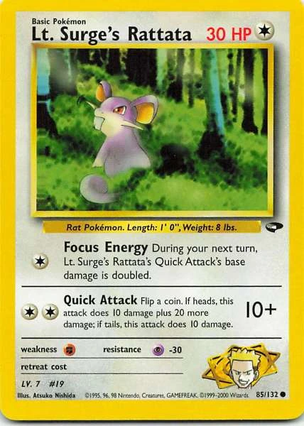 Lt. Surge's Rattata - Gym Challenge #85