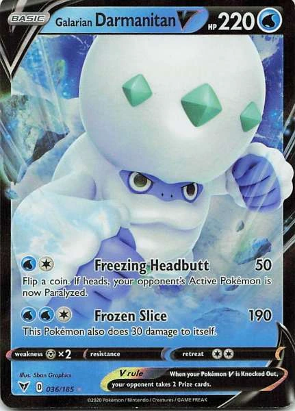 Galarian Darmanitan V - Vivid Voltage #36
