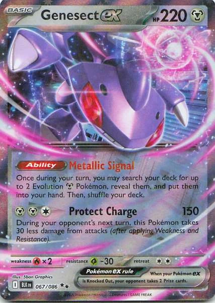 Genesect ex - Black Bolt #067