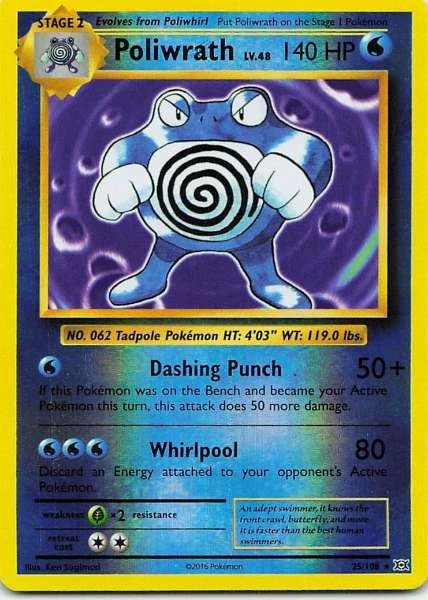 Poliwrath - Evolutions #25