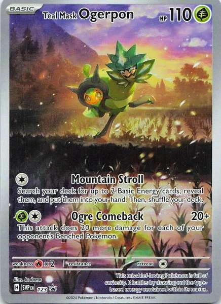 Teal Mask Ogerpon - SVP Black Star Promos #123