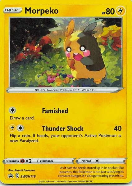 Morpeko - SWSH Black Star Promos #SWSH116