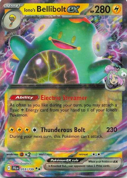 Iono's Bellibolt ex - Journey Together #053