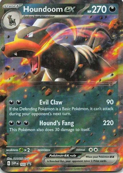 Houndoom ex - SVP Black Star Promos #103