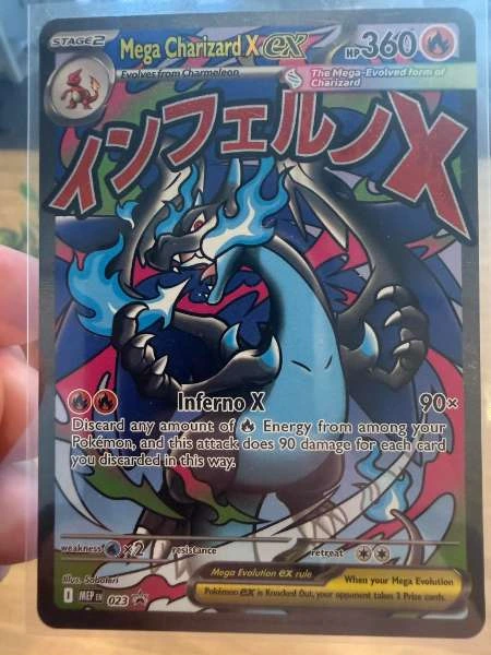 Mega Charizard X ex - 023 - ME: Mega Evolution Promo (MEP) #023