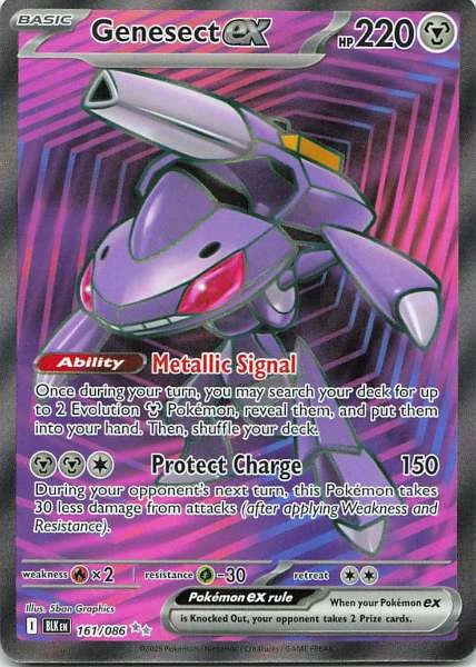 Genesect ex - Black Bolt #161