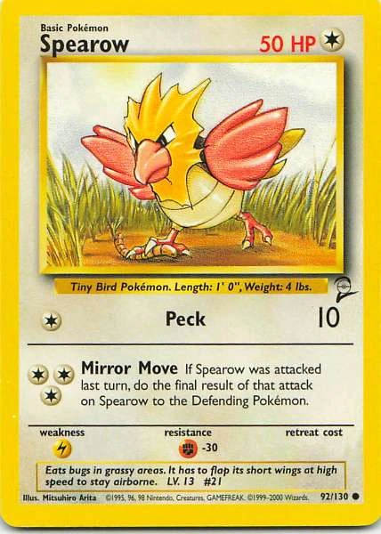 Spearow - Base Set 2 #92