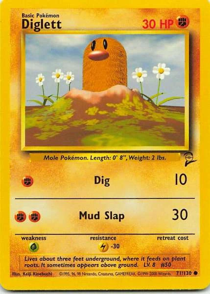 Diglett - Base Set 2 #71