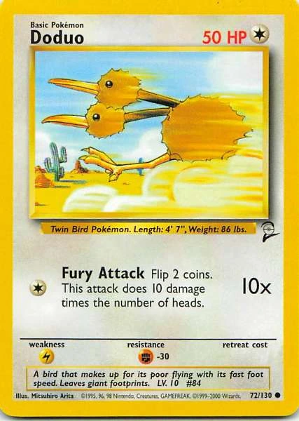 Doduo - Base Set 2 #72