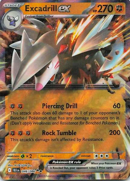 Excadrill ex - Black Bolt #046