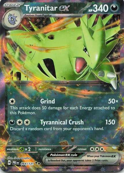 Tyranitar ex - Prismatic Evolutions #064