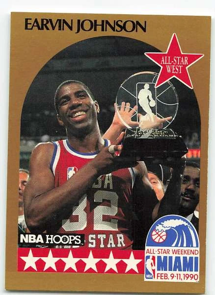 Earvin Johnson - 1990 NBA Hoops All-Star #18
