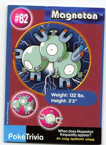 Magneton - Pokemon Trivia #82
