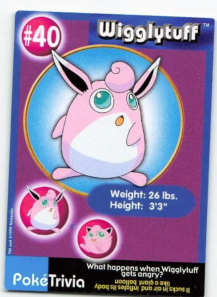 Wigglytuff - Pokemon The First Movie #40