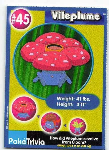 Vileplume - Pokemon Trivia #45