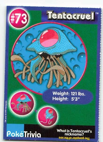 Tentacruel - Pokemon Trivia #73