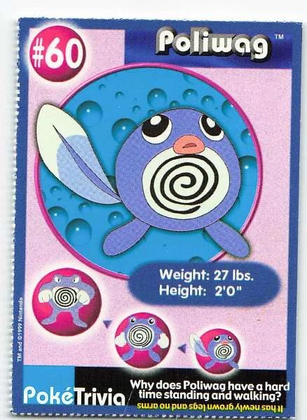 Poliwag - Pokemon Trivia #60