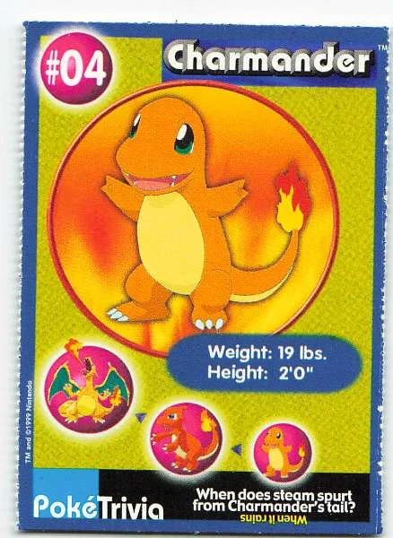 Charmander - Pokemon Trivia #04