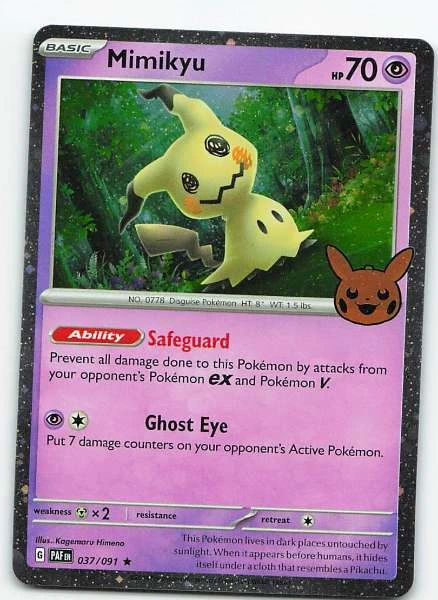 Mimikyu - Trick or Trade Booster 2024 #037/091