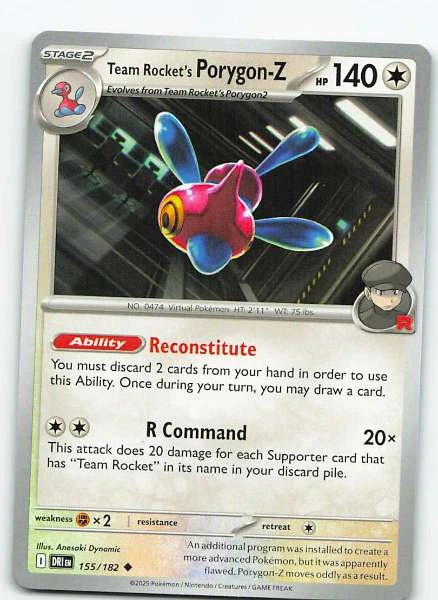 Team Rocket's Porygon-Z - Destined Rivals #155/182