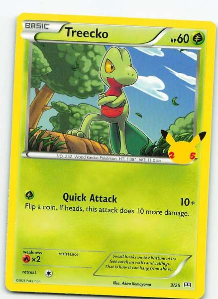 Treecko - Celebrations #3/25