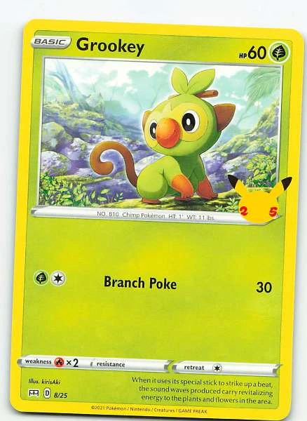 Grookey - Celebrations #8/25