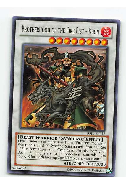 Brotherhood of the Fire Fist - Kirin #JOTL-EN042