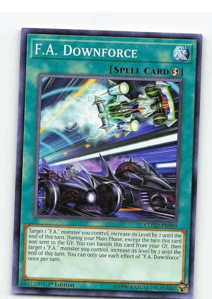 F.A. Downforce 1st Edition #COTD-EN089