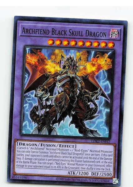 Archfiend Black Skull Dragon - LDK2-EN #LDK2-EN042