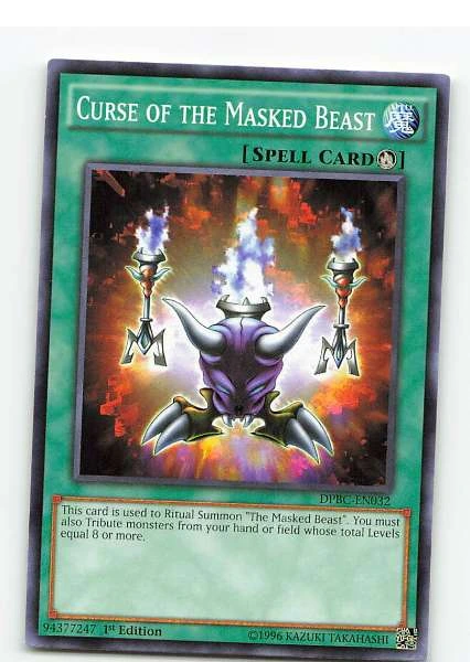 Curse of the Masked Beast 1st Edition - DPBC-EN032 #DPBC-EN032