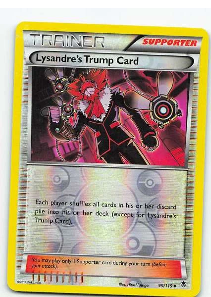 Lysandre's Trump Card Reverse Holo - Phantom Forces #99/119