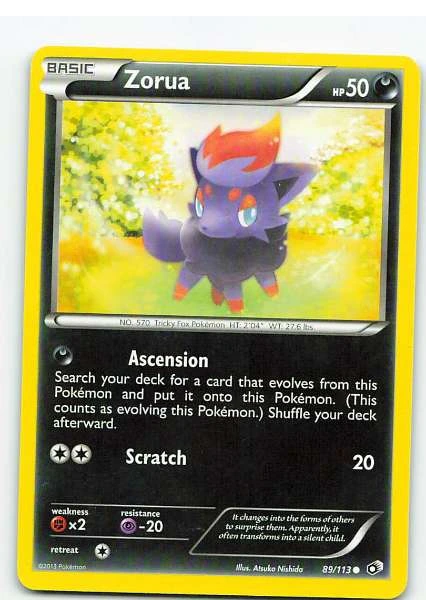 Zorua - Legendary Treasures #89/113
