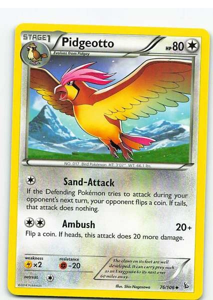Pidgeotto - XY Flashfire #76/106