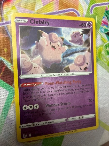Clefairy Reverse Holo - Lost Origin #062/196