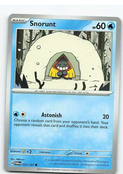 Snorunt - Twilight Masquerade #051/167