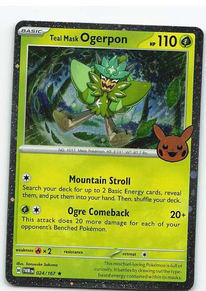 Teal Mask Ogerpon - Trick or Trade #024/167