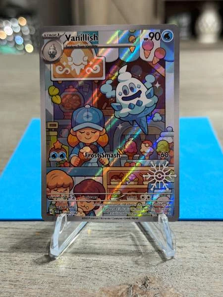 Vanillish stamped holiday calendar - Scarlet & Violet—Paradox Rift #190/182