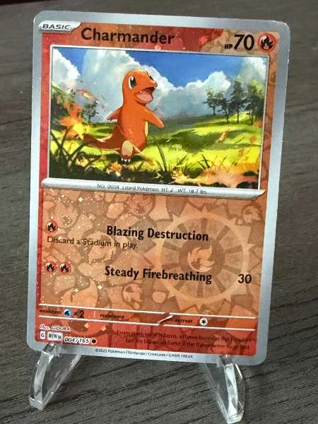 Charmander (Costco Exclusive Rev Holo) - Scarlet & Violet—151 #004/165