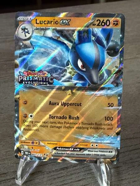 Lucario ex - Scarlet & Violet Prismatic Evolutions #051/131