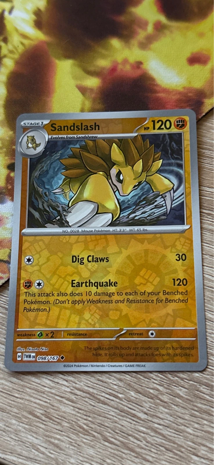 Sandslash - Twilight Masquerade #098/167