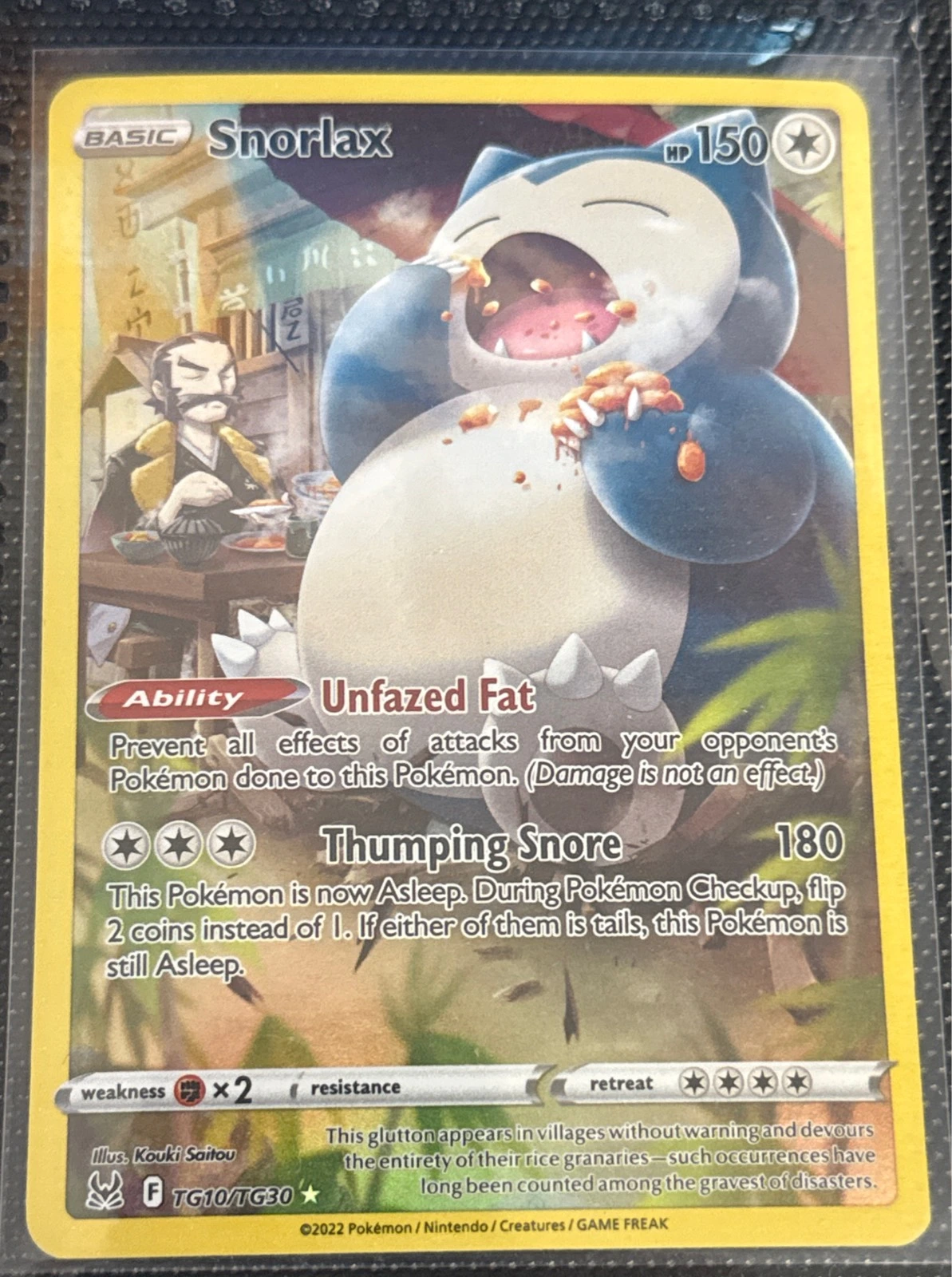 Snorlax - Lost Origin #TG10/TG30