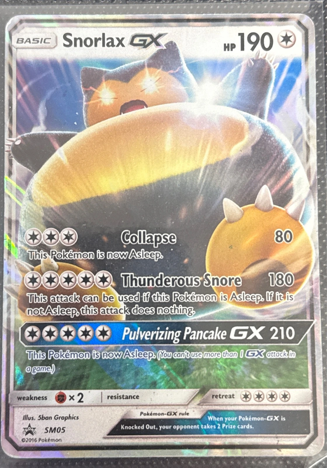 Snorlax GX - Black Star Promo #SM05