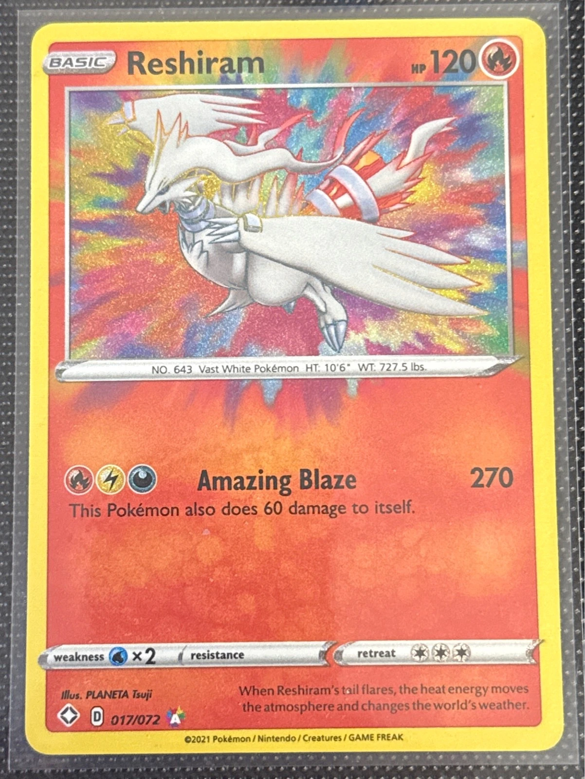 Reshiram - Shining Fates #017/072